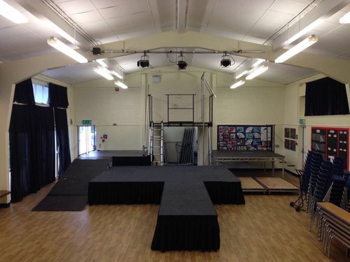 Staging plus extras Staging plus extras