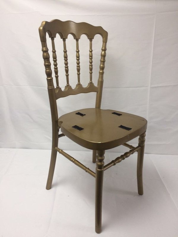 gold wooden banqueting chairs