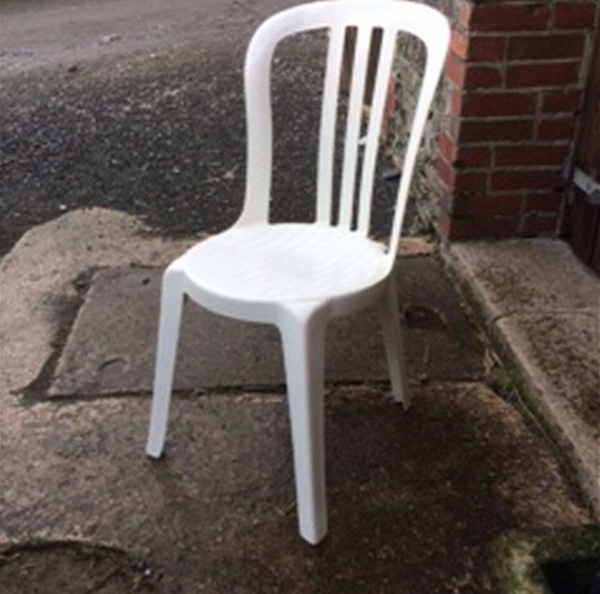 Secondhand Chairs and Tables Plastic Bistro Chairs