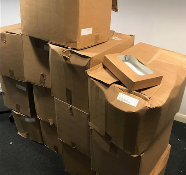 Disposable boxes for sale