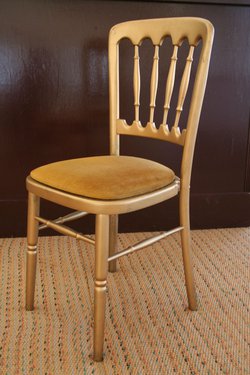 Gold Napoleon Chairs