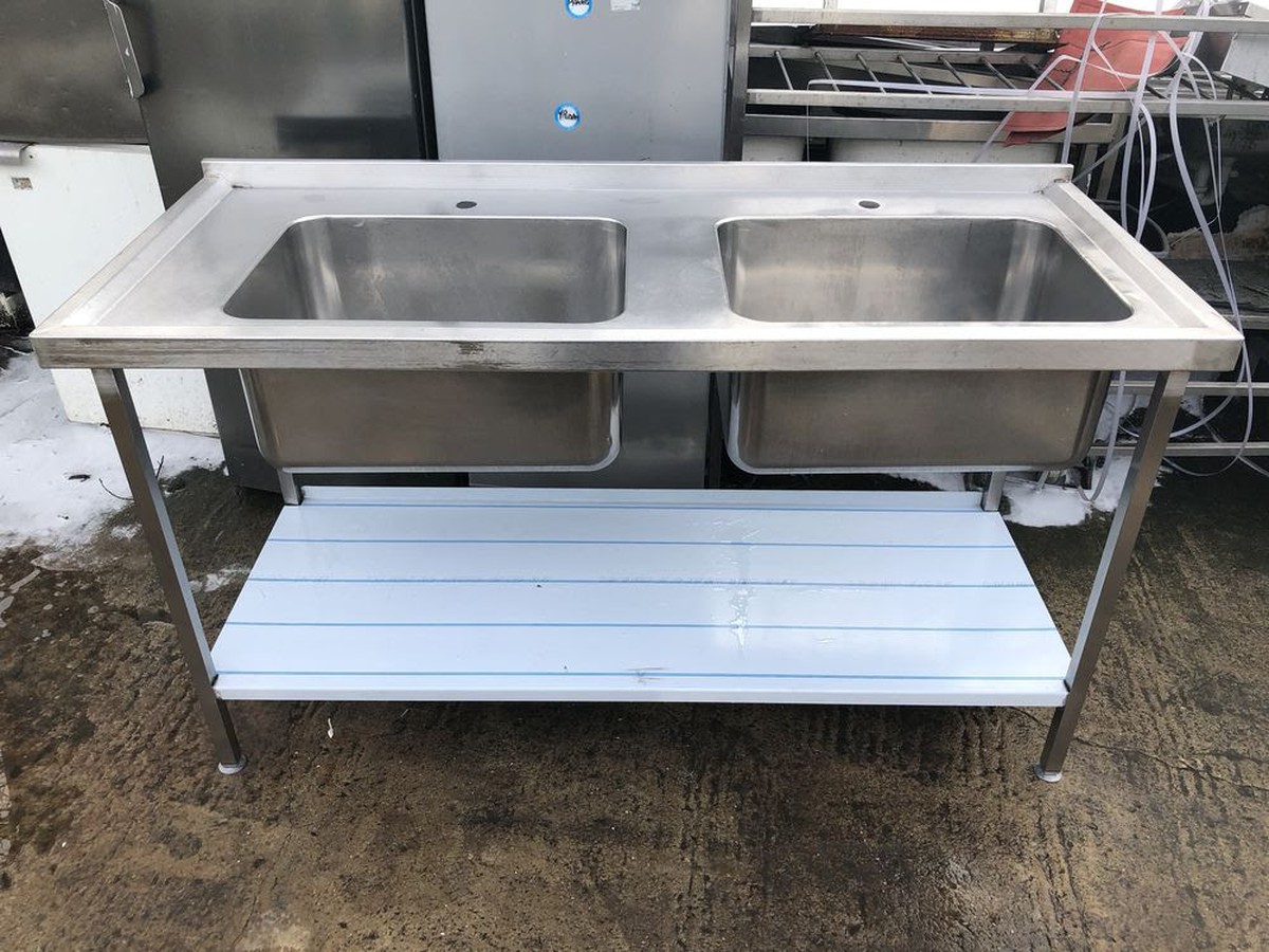 1665mm Double Bowl Commercial Sink Sheffield South Yorkshire