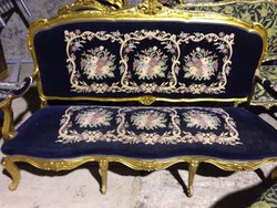 French Sofa and 4 Armchairs