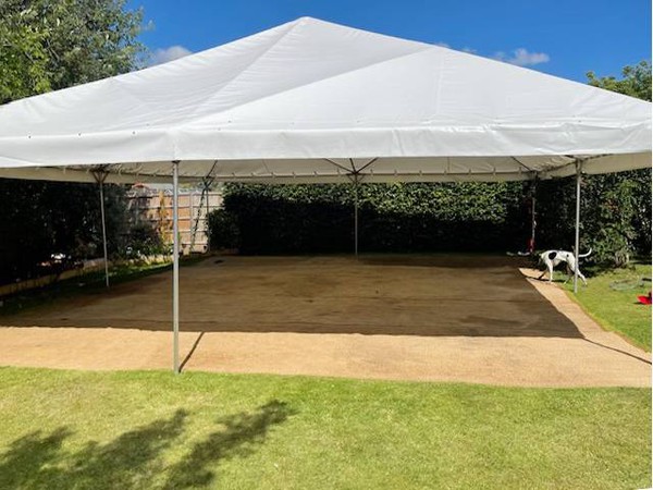 30ft x 30ft framed marquee for sale