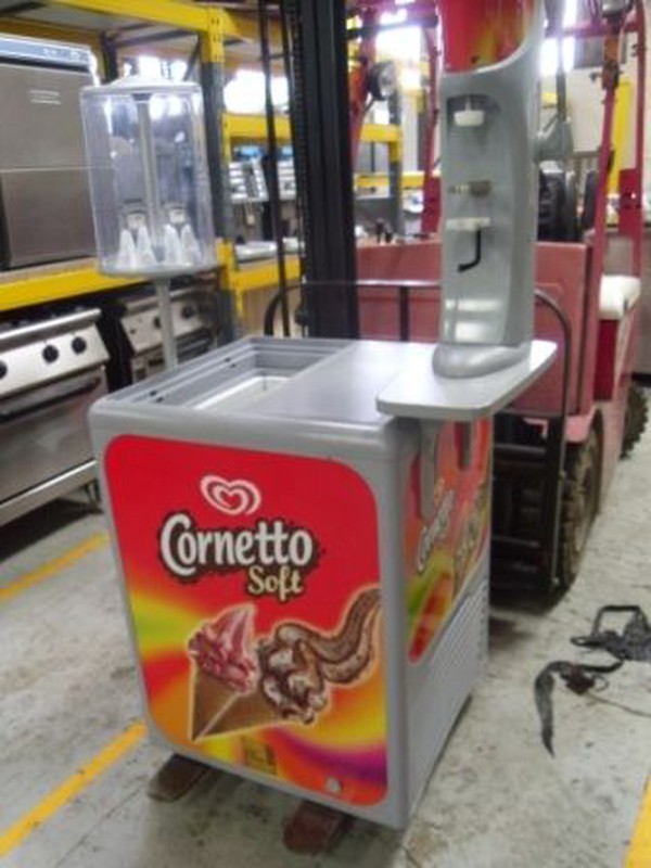 Walls Cornetto Soft Ice Cream Dispenser & Freezer for sale