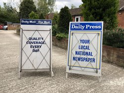 Newspaper Stand Props