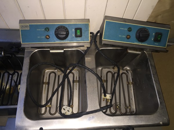 Double fryers for sale