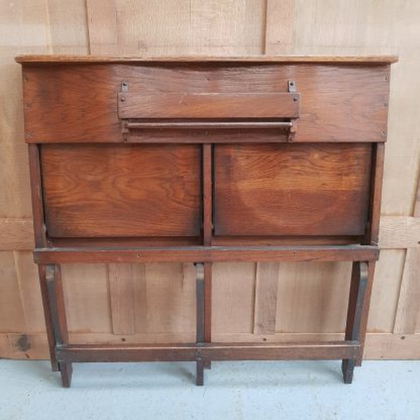 Oak 1930’s Classic Folding Benches 2 Seater