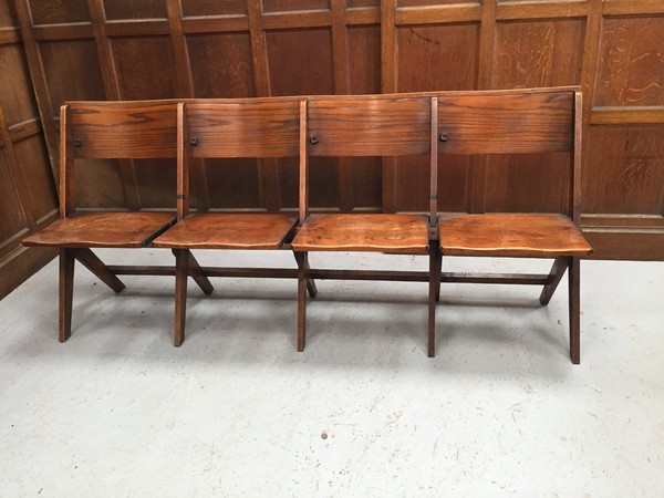 4 seat folding bench