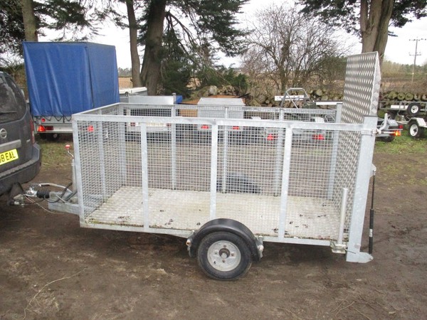Secondhand caged trailer for sale