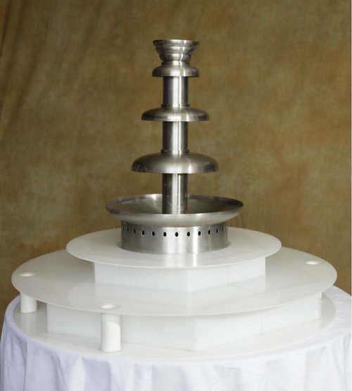 Commercial Chocolate Fountain with illuminated surround
