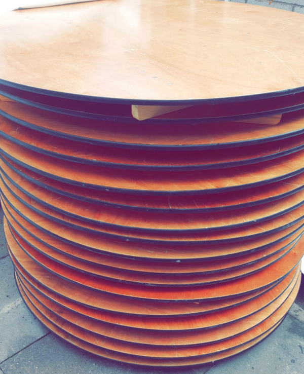Secondhand Hotel Furniture | Round Folding Tables