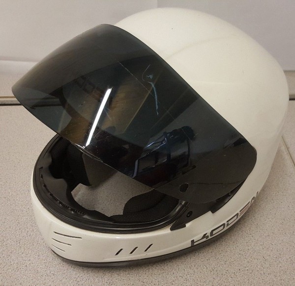 Used Koden White CMR Crash Helmet Small