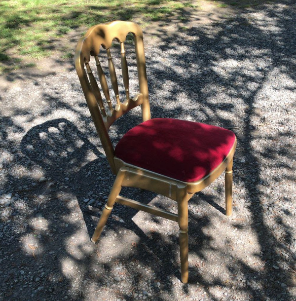 Gold banqueting chairs for sale