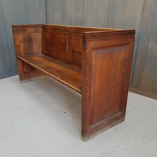 Classic Square Ended Solid Oak Church Chapel Pews Classic Square Ended Solid Oak Church Chapel Pews