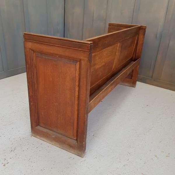 Classic Square Ended Solid Oak Church Chapel Pews