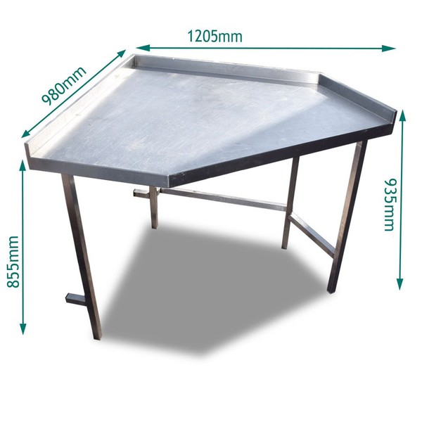 1.2m Stainless Steel Table (Ref: SS421) - Cheshire