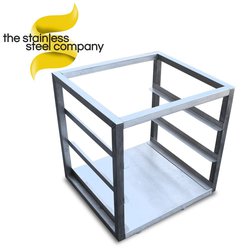 0.5m Stainless Steel Trolley (Ref: SS422) - Cheshire