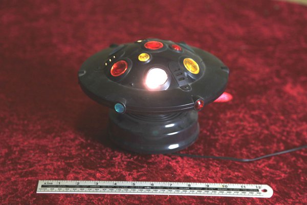 Battery operated disco light