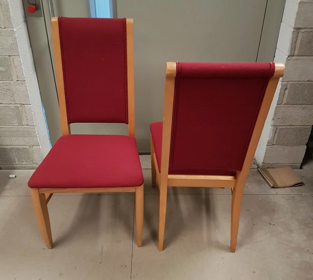 Second hand high back chairs