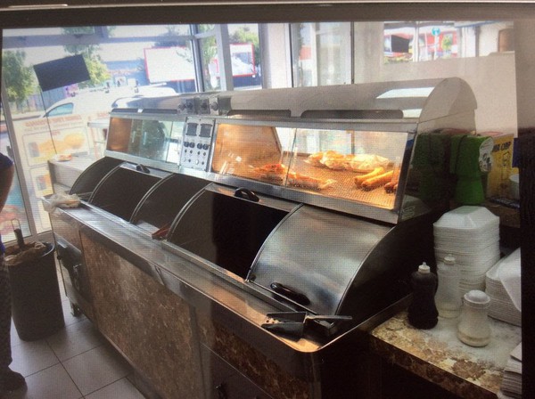 Fish and chip counter for sale