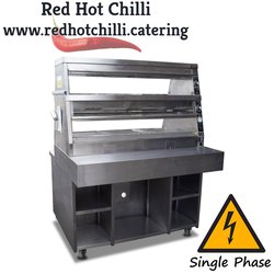 Display holding cabinet