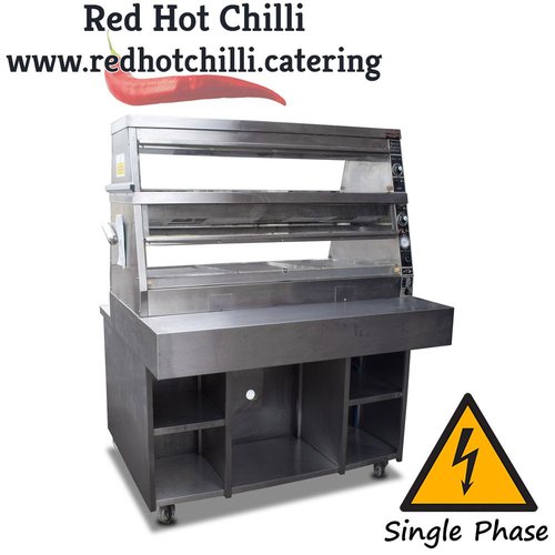 Display holding cabinet