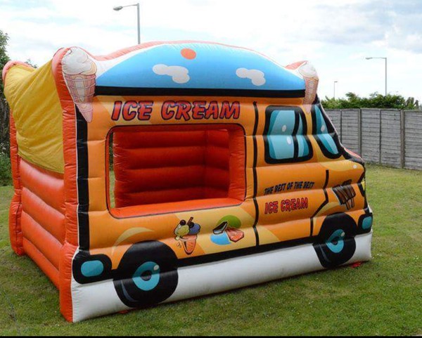 Inflatable ice cream van