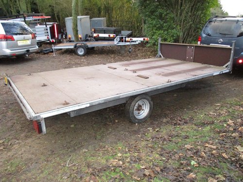 Galvanised 14 X 7-6 Flatbed Trailer (1500Kg Braked) With Headboard Galvanised 14 X 7-6 Flatbed Trailer (1500Kg Braked) With Headboard