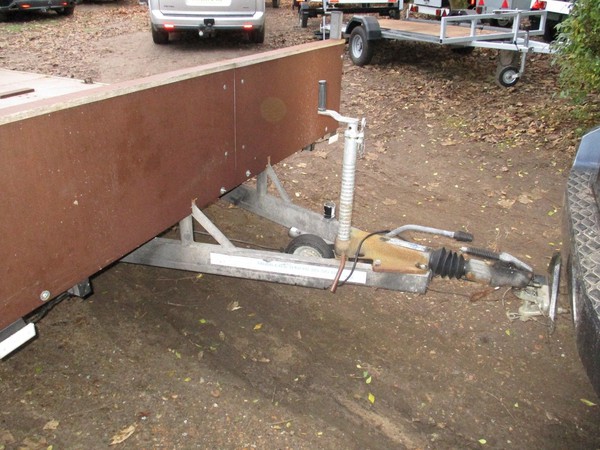Galvanised 14 X 7-6 Flatbed Trailer (1500Kg Braked) With Headboard