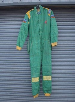 Green SPARCO KART SUIT