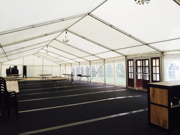 Complete Marquee, Lining & Wood Flooring 9m x 21m (30ft x 70ft approx)