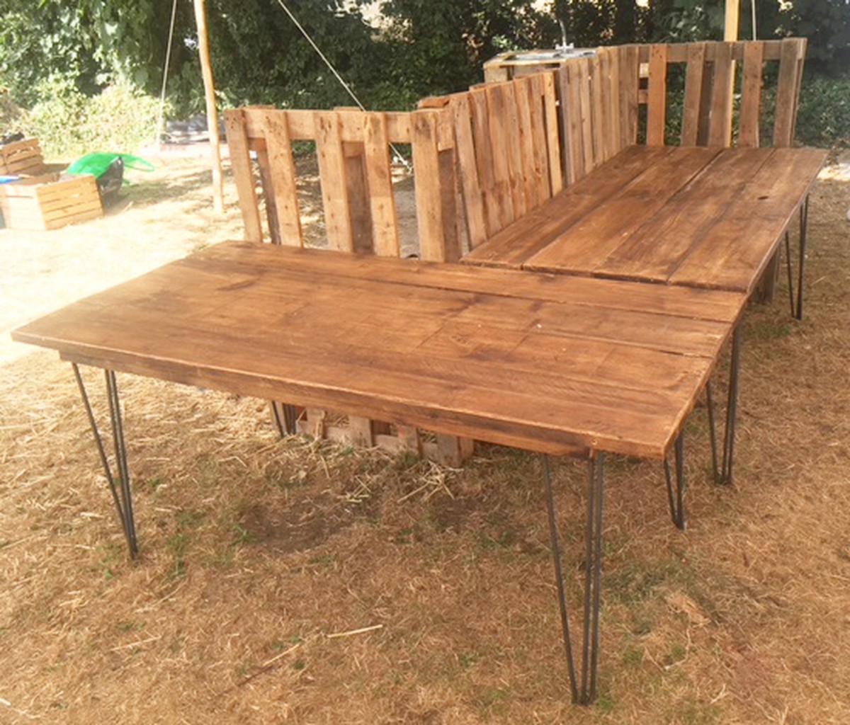 Secondhand Chairs and Tables Restaurant or Cafe Tables 4x Wooden