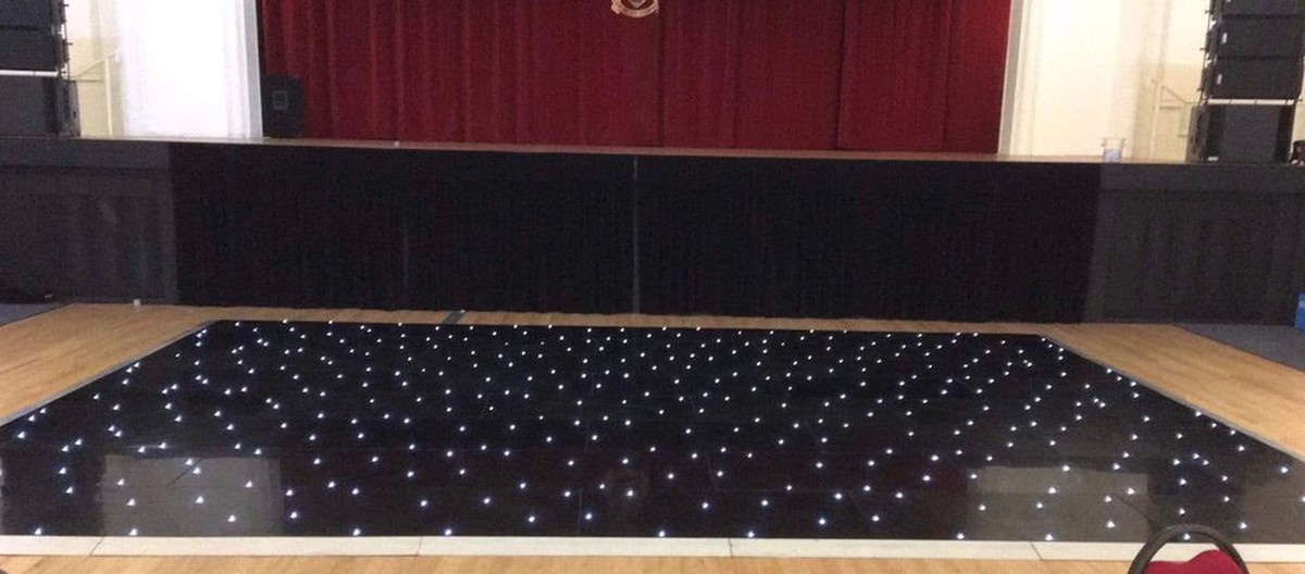 Curlew Secondhand Marquees Dance Floor 24 X 24 Rgb Black
