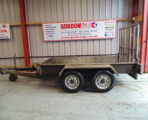 Indespension Twin Axle Mini Digger / Plant trailer