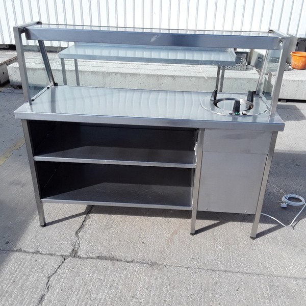 Used Stainless Steel Table Lowerator (7271)