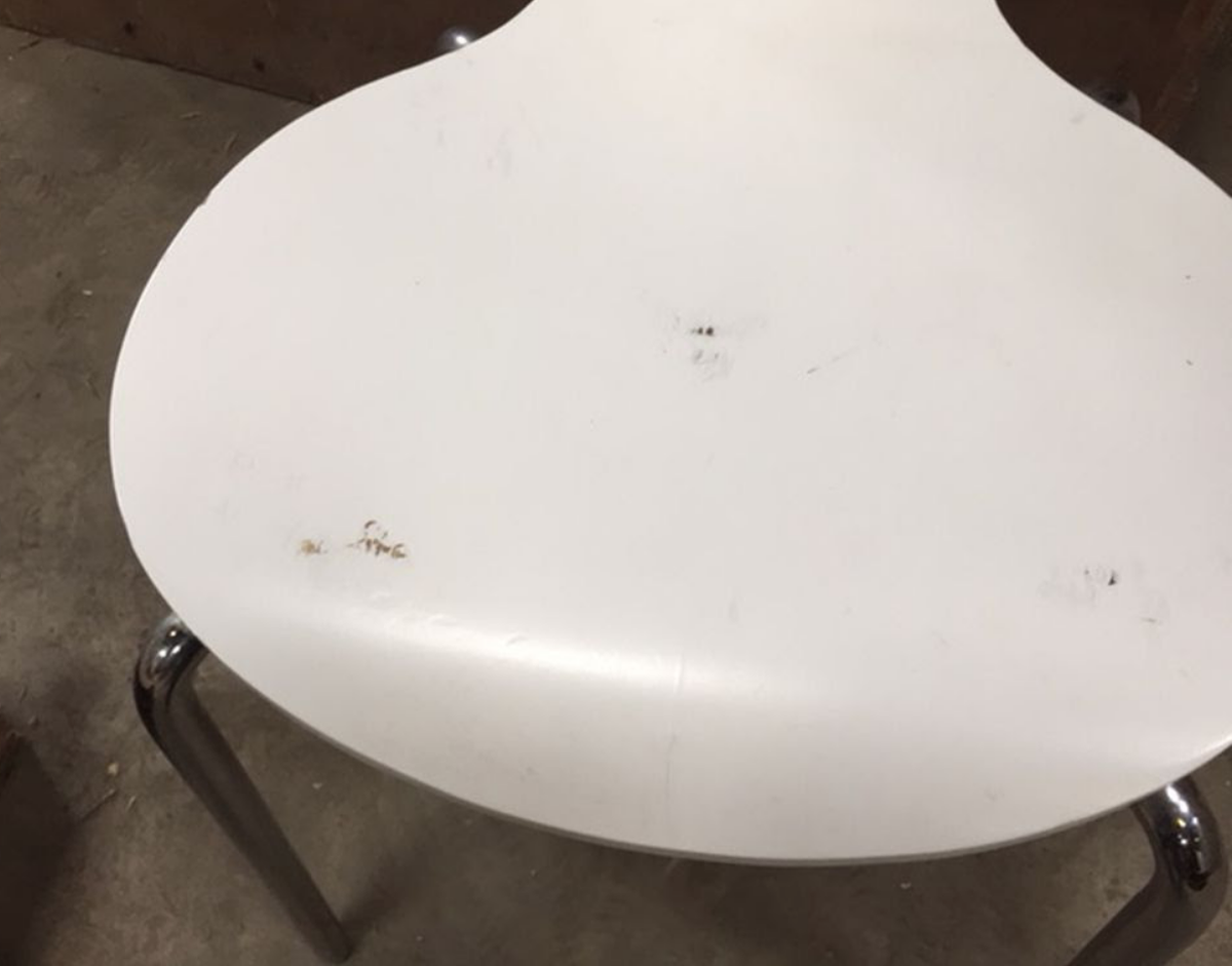Secondhand Chairs And Tables Cafe Or Bistro Chairs 35x White