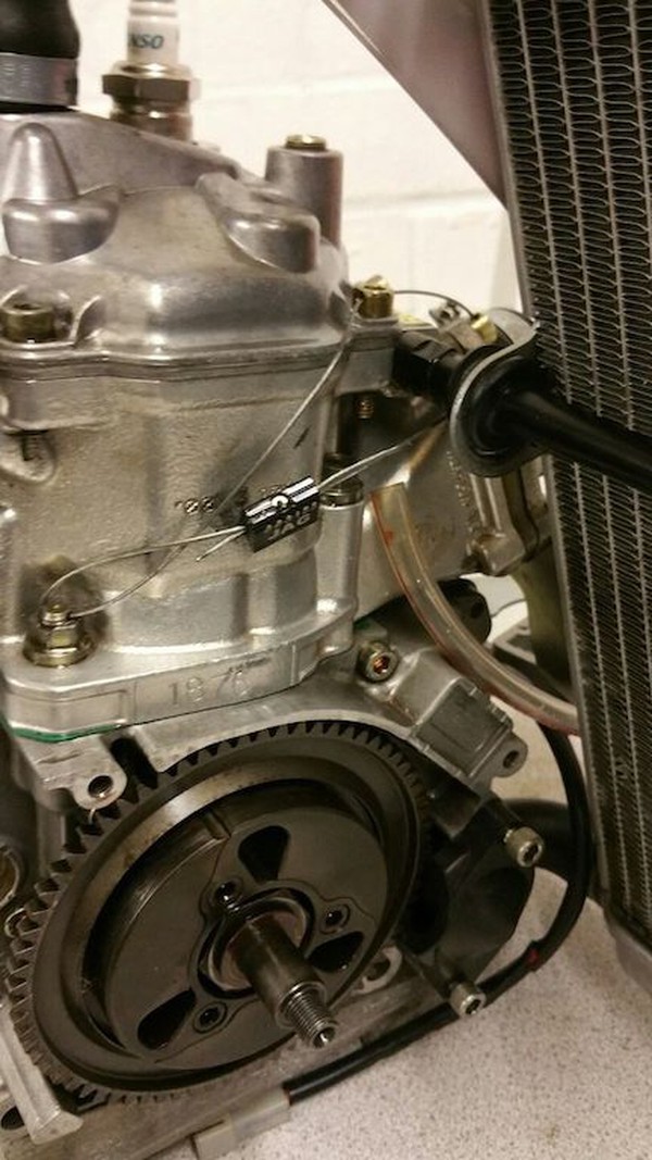 Used Rotax Senior Engine and radiator, KR barrel and power valve