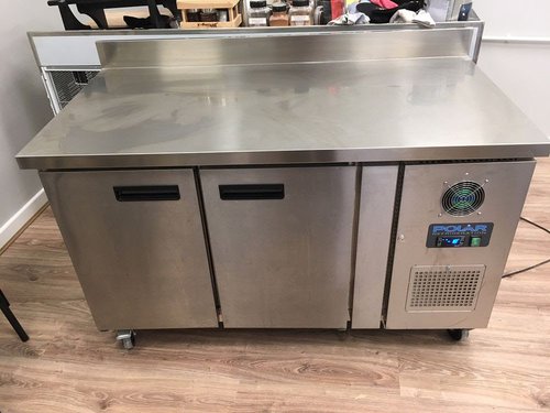 Used Polar Stainless Steel 2 Door Double Bench Freezer Used Polar Stainless Steel 2 Door Double Bench Freezer