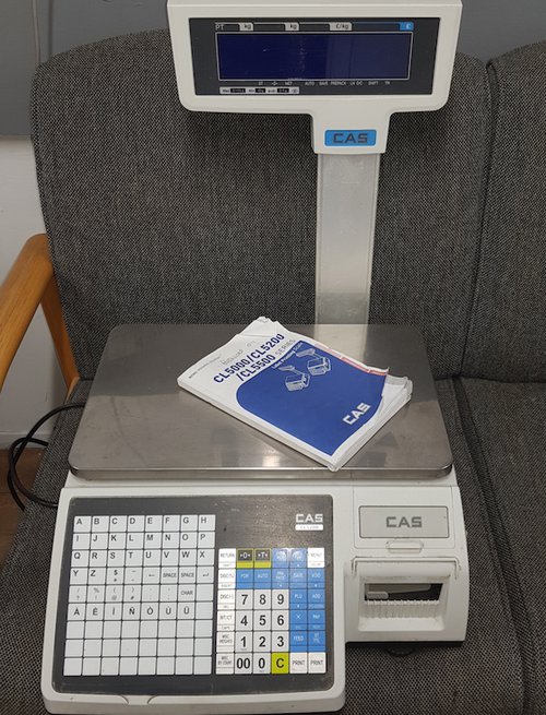 Cas CL5000 Label Printing Scales Cas CL5000 Label Printing Scales