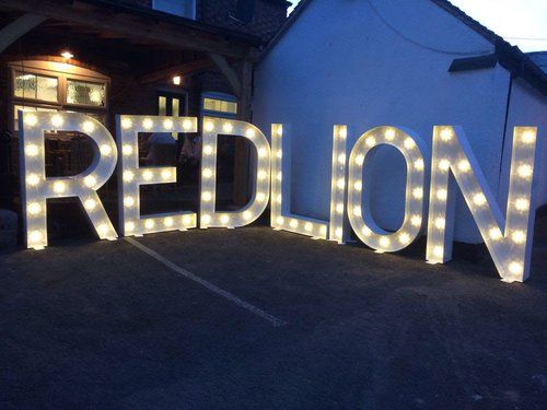 Large prop letters Large prop letters