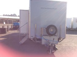 Honey Wagon Quad toilet trailer