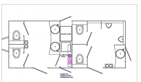 Secondhand Honey Wagon By Shaws trailer