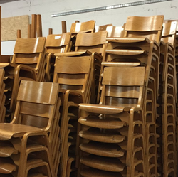 Stacking chairs for sale