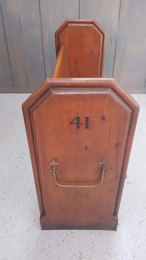 Carved ends with numbers