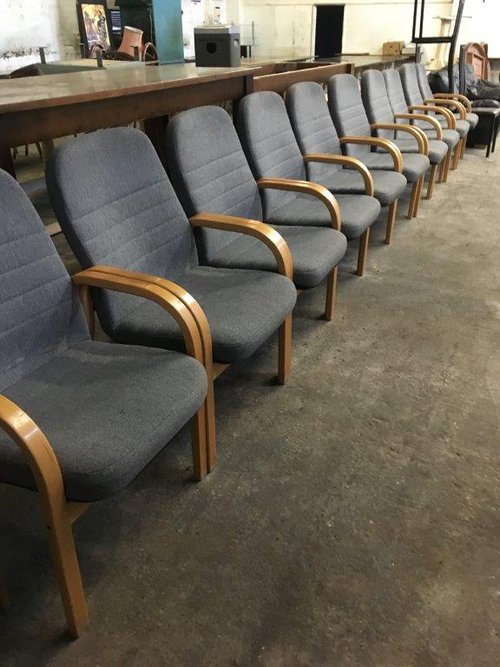 11x Reception Chairs (CODE RC 101) 11x Reception Chairs (CODE RC 101)