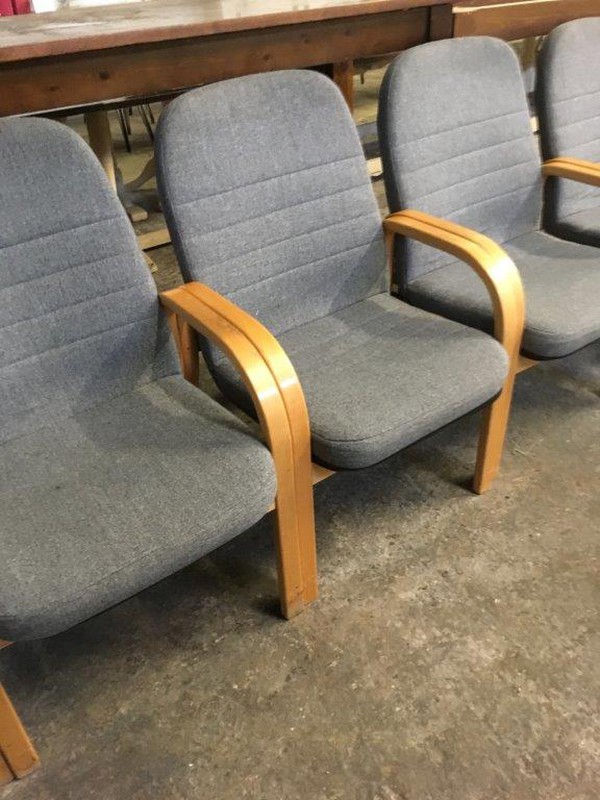 Grey Reception Chairs
