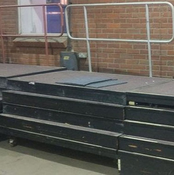 Raked / Tiered / Bleacher Seating unit on wheels