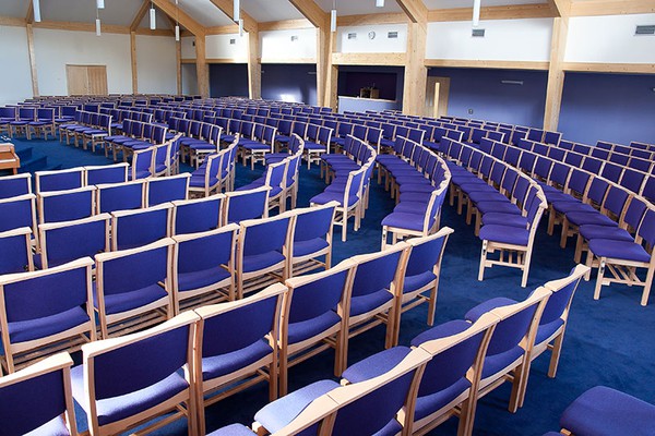 Similar chairs used in rows