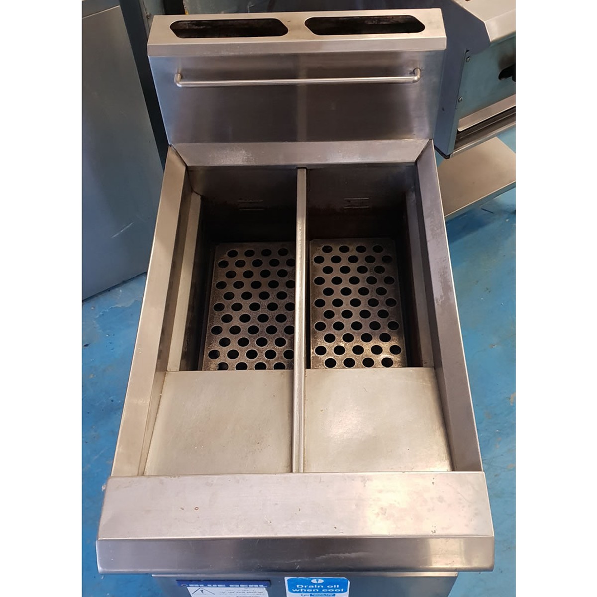 Secondhand Catering Equipment Gas Fryers Used Blue Seal Gas Twin